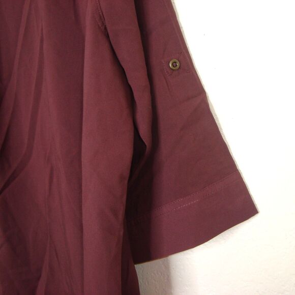 TORRID Harper Challis Pullover 3/4 Roll Tab Sleeve Tunic Size 3 - Picture 9 of 13